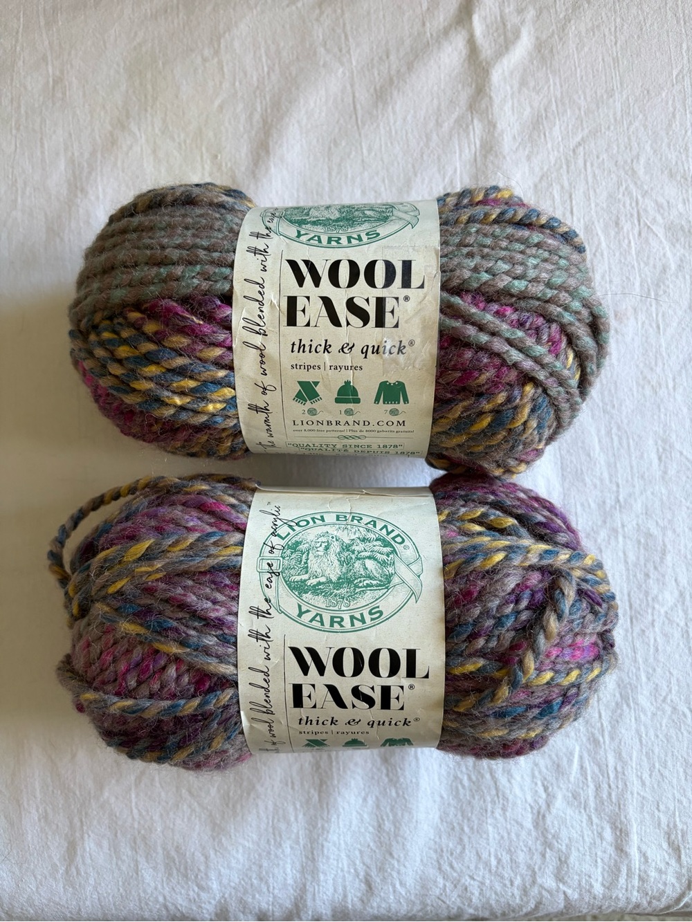 Lion Brand Wool Ease Thick & Quick Multicolor Yarn - Astroland